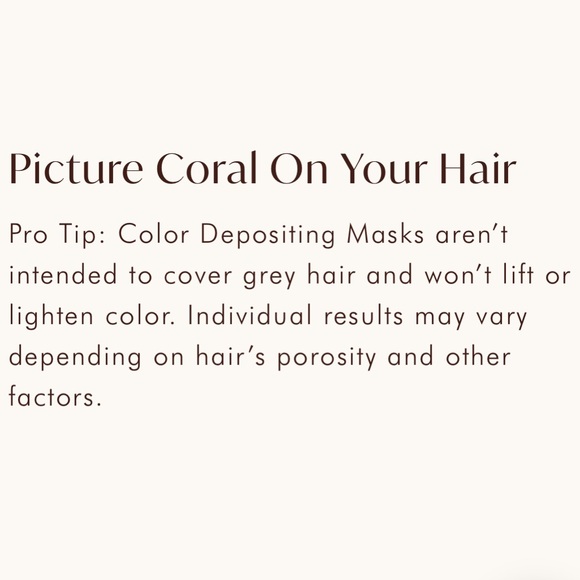 NEW - MOROCCANOIL  Coral Color Depositing Mask - Picture 4 of 5
